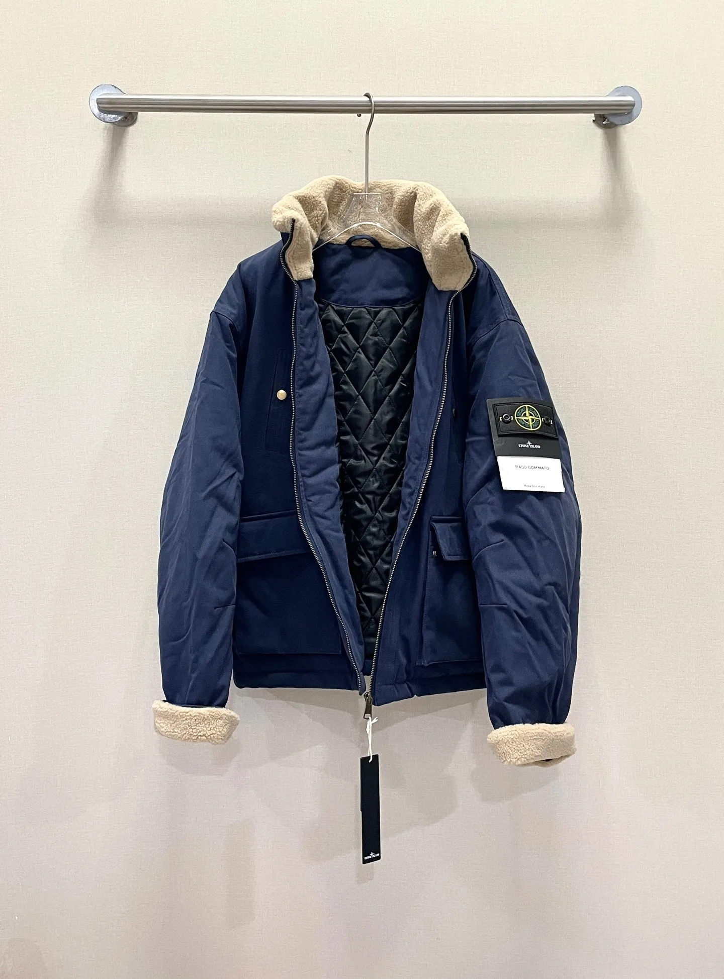 Navy blue detailed real shot # P480
